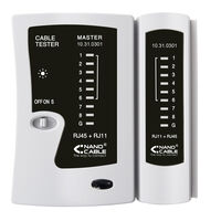 Testador de Cabos Nanocable J11/RJ12/RJ45