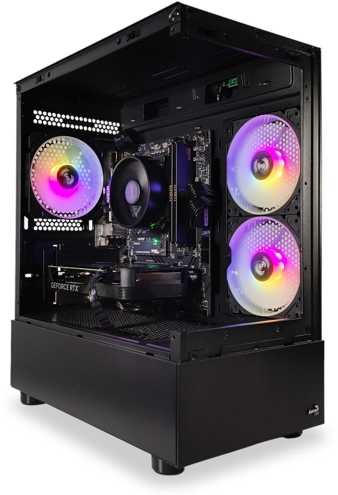 Computador King Mod Limited-PC Ryzen 5 7500F 32GB DDR5 1TB RTX 4060 WiFi W11 image number 1