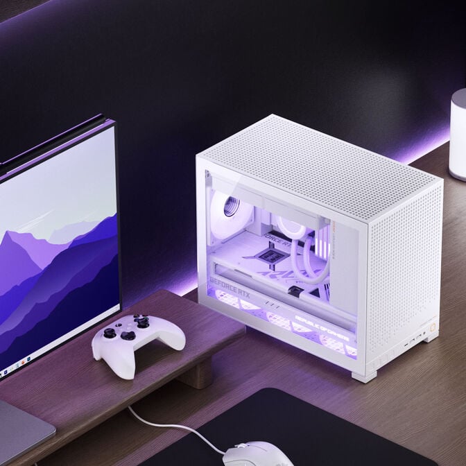 Caixa Micro-ATX Jonsbo D32 PRO Vidro Temperado Branco image number 19