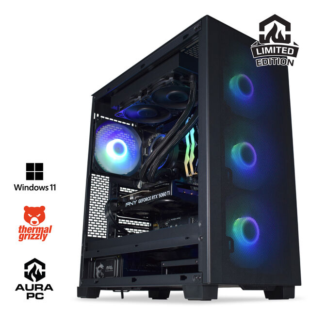 Computador AURA Limited-PC Ryzen 7 9700X 32GB DDR5 1TB RTX 5060 Ti 16GB WiFi W11 image number 0