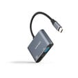 Adaptador Nanocable USB-C > HDMI + VGA 15CM Cinzento Compat&iacute;vel c/ Thunderbolt 3 image number null