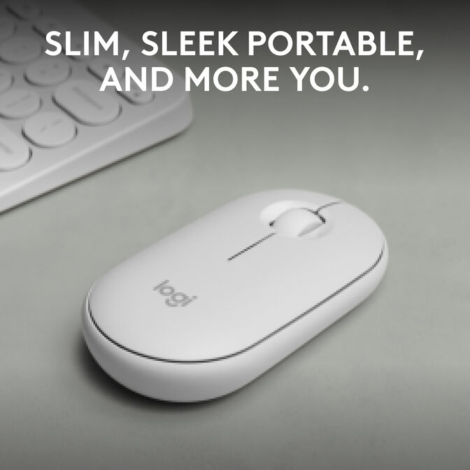Rato Logitech Pebble 2 M350s Bluetooth Branco image number 2