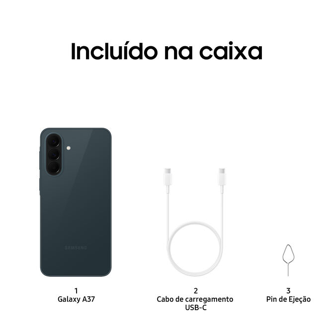 Smartphone Samsung Galaxy A37 5G 6.7" (6 / 128GB) 120Hz Verde Escuro image number 6