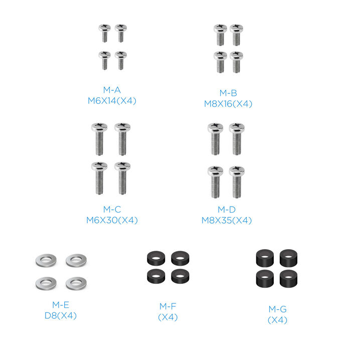 Suporte M&oacute;vel Tooq COLOSO 37" a 100" M&aacute;x 150Kg Preto image number 4