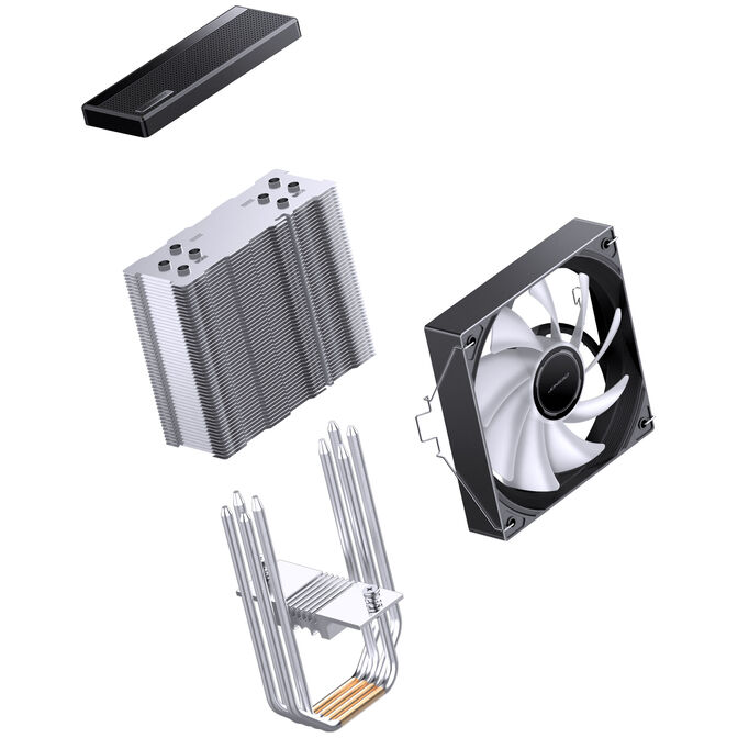 Cooler CPU Jonsbo CB40 ARGB Preto - 120mm image number 12