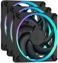 Ventoinha Fractal Design Momentum 14 140mm 1800RPM 8 Pinos RGB Preta (3 Pack)