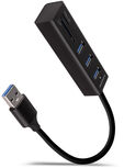 HUB USB AXAGON HMA-CR3A 3x USB-A + SD/microSD, USB3.2 Gen 1, metal image number null