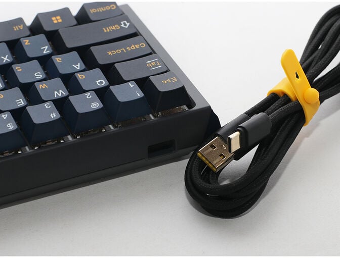 Teclado Mec&acirc;nico Ducky ONE 3 Pro Nazca Line 60% RGB 8K Polling Rate MX2A-Blue (PT) image number 4