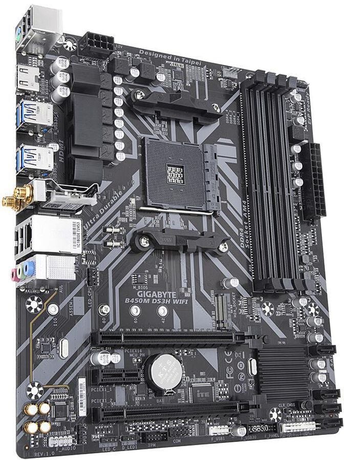 Motherboard Gigabyte B450M DS3H WiFi image number 2