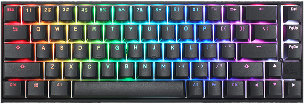 Teclado Mec&aacute;nico Ducky Mecha Pro SF RGB Black MX Black (ES)