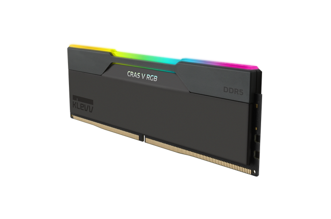 KLEVV Kit 32GB (2 x 16GB) DDR5 CRAS V 6400MHz CL30 RGB Obsidian Black (Intel XMP/AMD Expo) image number 9