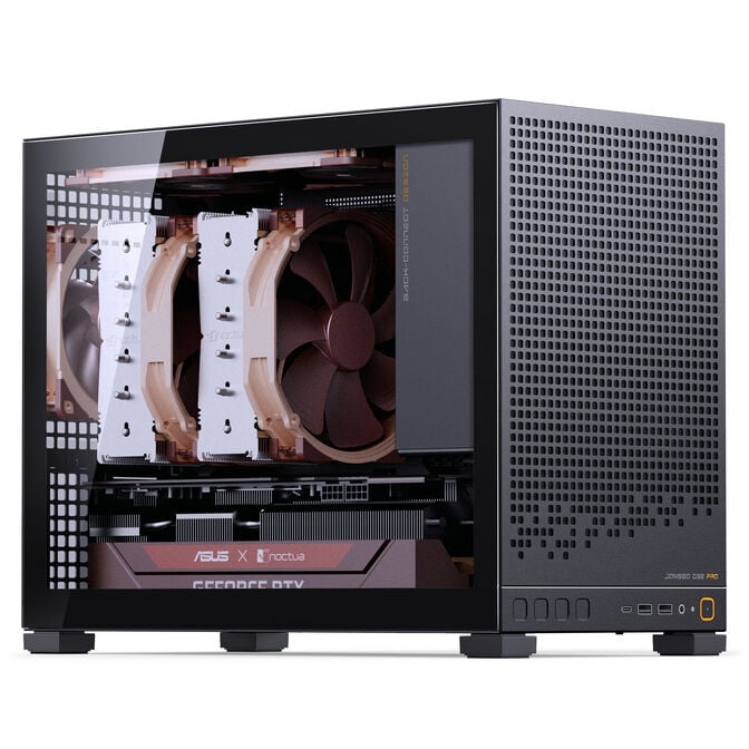 Caixa Micro-ATX Jonsbo D32 PRO Vidro Temperado Preto image number 5