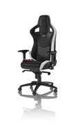 Cadeira noblechairs EPIC Real Leather - Preto / Branco / Vermelho image number null
