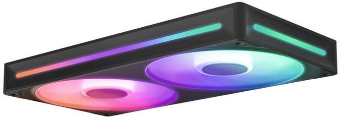Ventoinha NZXT F240 RGB Core Single-Frame Pretas - Dupla Vento&iacute;nha 120mm (240mm) image number 2