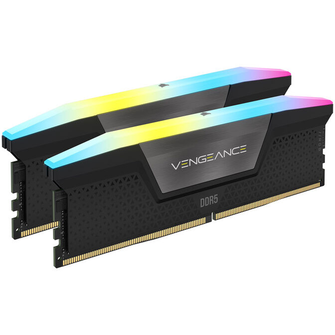 Corsair Kit 48GB (2 x 24GB) DDR5 7000MHz Vengeance RGB Black CL40 image number 0