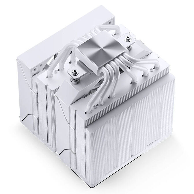 Cooler CPU Jonsbo CC90 Dual Tower com Display Branco - 2x 130mm image number 6