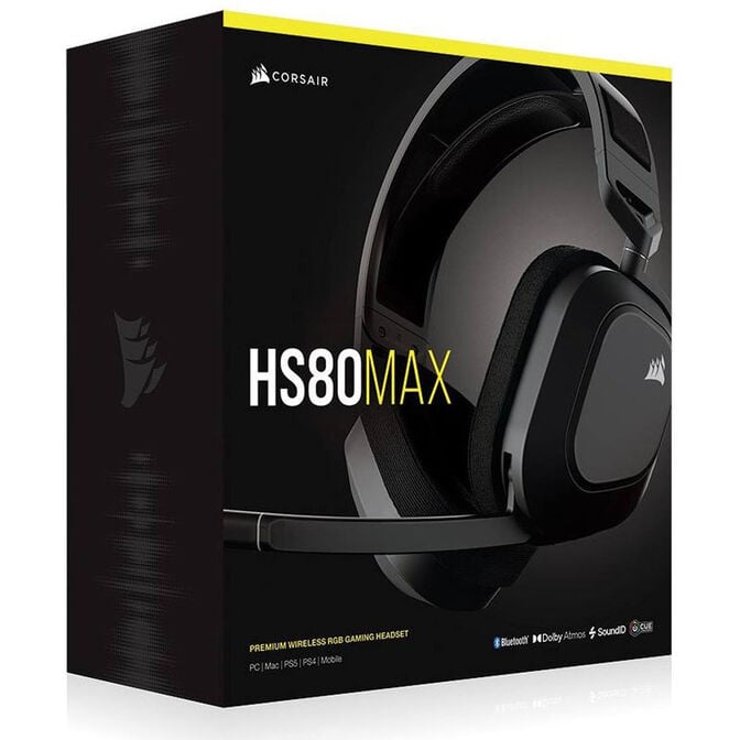 Headset Corsair HS80 MAX Gaming Wireless Steel Gray image number 9