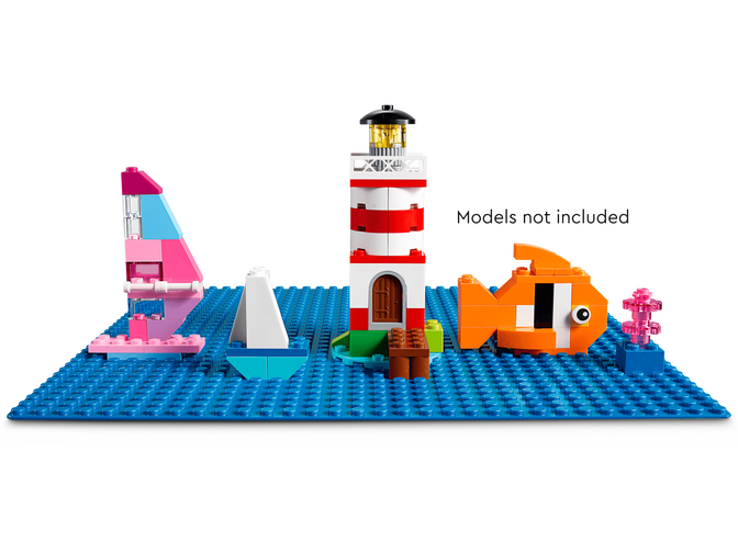 LEGO Classic: Placa de Constru&ccedil;&atilde;o Azul, 1 Pe&ccedil;a (11025) image number 2