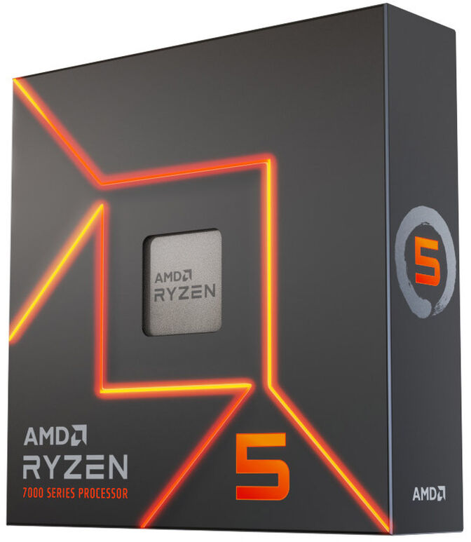 Processador AMD Ryzen 5 7600 6-Core (3.8GHz-5.1GHz) 38MB AM5 image number 0
