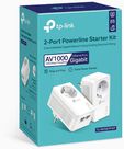 Powerline TP-Link AV1000 TL-PA7027P Kit 2-Port Gigabit Passthrough Starter Kit image number null