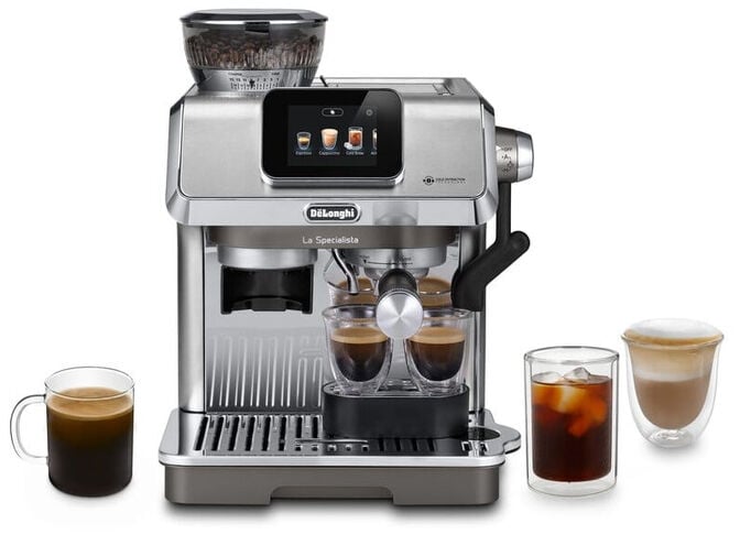 M&aacute;quina de Caf&eacute; Manual DeLonghi La Specialista Touch EC9455.M 1450W 15 Bar Metal image number 1