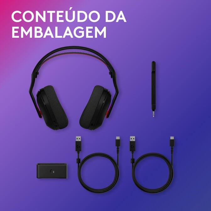 Headset Logitech Astro A20 X Lightspeed Wireless/Bluetooth Preto image number 20