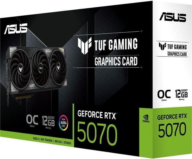 Gr&aacute;fica Asus GeForce&reg; RTX 5070 TUF Gaming OC 12GB GDDR7 DLSS4 image number 10