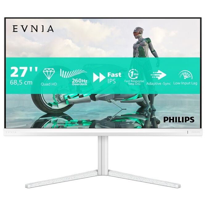 Monitor Philips S&eacute;rie 3000 27" 27M2N3501PA Fast IPS QHD 260Hz 1ms HDR400 Adaptive Sync image number 0