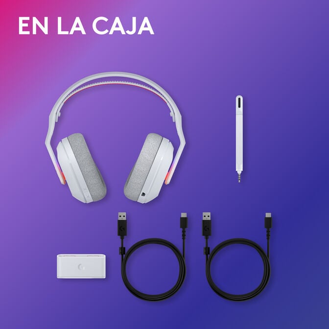 Headset Logitech Astro A20 X Lightspeed Wireless/Bluetooth Branco image number 10
