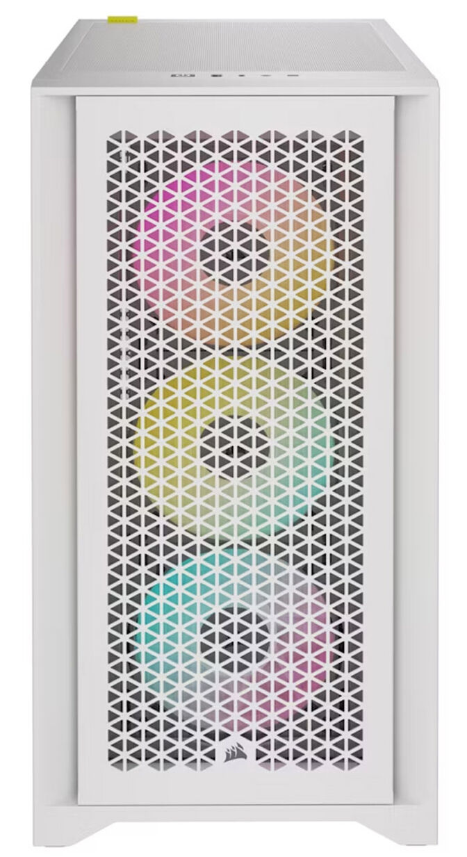 Caixa ATX Corsair iCUE 4000D Airflow RGB Branco Vidro Temperado image number 3