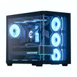 Caixa ATX Aerocool P500C ARGB Vidro Temperado Preto image number null