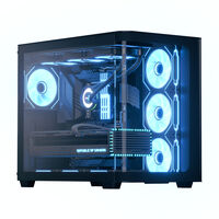 Caixa ATX Aerocool P500C ARGB Vidro Temperado Preto