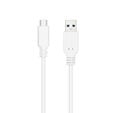 Cabo USB 3.1 Gen2 10Gbps 3A Nanocable USB-C/M > USB-A/M 0.5 M Branco image number null