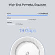 Sistema Mesh TP-Link Deco BE85 BE19000 Tri-Band WiFi 7 Whole Home Mesh Branco (Pack 2) image number null