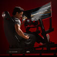 Assento de Competi&ccedil;&atilde;o Next Level Racing ES1 Haptic HF8 Pro Feedback image number null