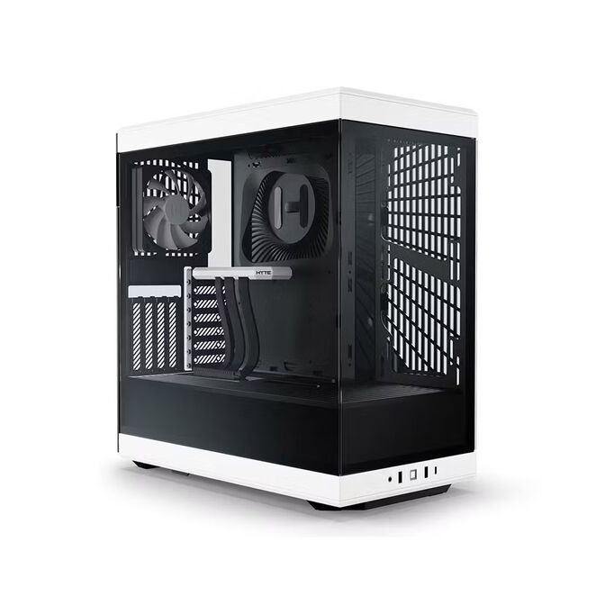 Caixa ATX Hyte Y40 Vidro Temperado Preto/Branco Bonus