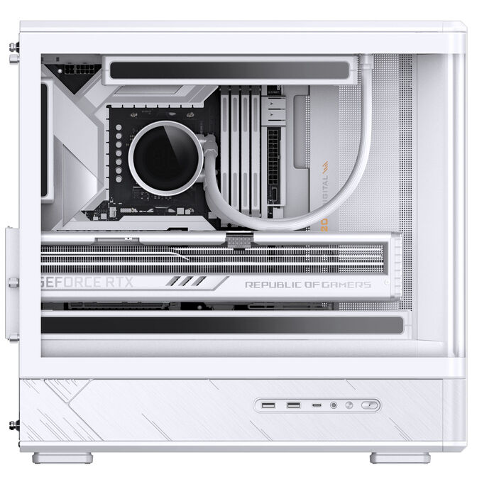 Caixa Micro-ATX Jonsbo D200 Vidro Temperado Branco image number 11