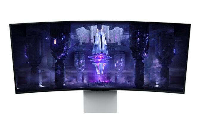 Monitor Curvo Samsung Odyssey G8 34" G85SB OLED UWQHD 175Hz 0.1ms FreeSync Premium HDR True Black 400 Smart Monitor image number 13