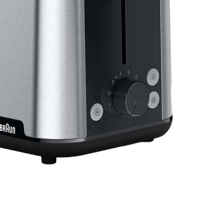 Torradeira Braun PurShine HT 1510 BK Preto/Inox image number 1