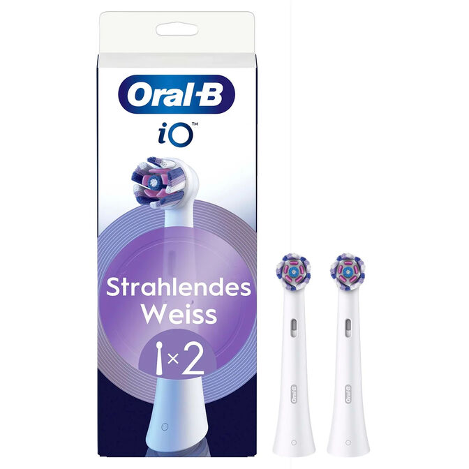 Recargas para Escova de Dentes El&eacute;trica Oral-B iO Radiant White Pack 2 Unidades image number 0
