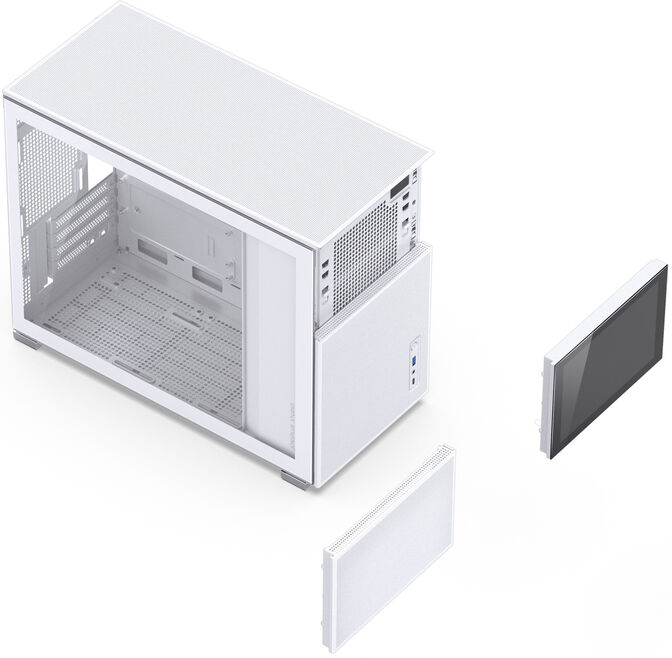 Caixa Micro-ATX Jonsbo D31 MESH com Visor Vidro Temperado Branco image number 10