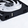 Ventoinha Lian Li UNI FAN CL120 Wireless RGB PWM Preto 120mm (Pack 3) image number null