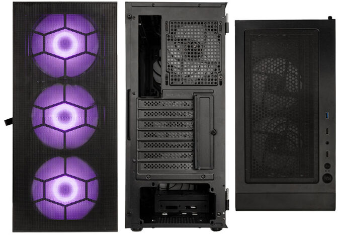 Caixa ATX Kolink Observatory HF Plus Mesh ARGB Preto image number 7