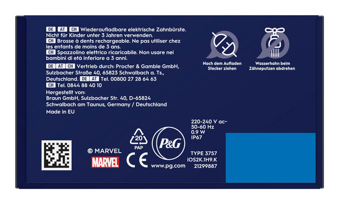 Escova de Dentes El&eacute;trica Oral-B iO Kids 6+ Spiderman image number 5
