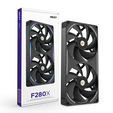 Ventoinha NZXT F280X Perfomance RGB Single-Frame Pretas - Dupla Vento&iacute;nha 140mm (280mm) image number null