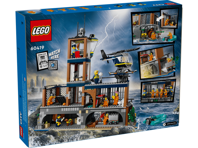 LEGO City: Ilha da Pris&atilde;o da Pol&iacute;cia, 980 Pe&ccedil;as (60419) image number 1