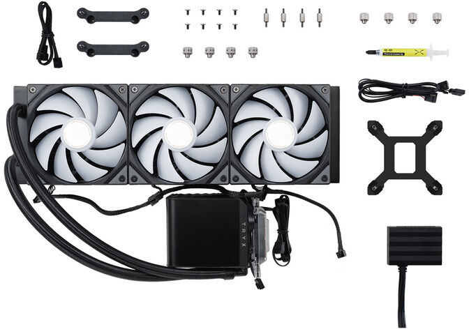 Water Cooler CPU TRYX Panorama 360 ARGB Preto image number 3