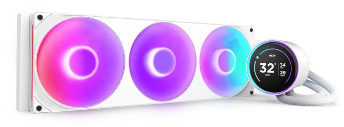 Water Cooler CPU NZXT Kraken Elite 420 (2025) RGB Branco image number 0