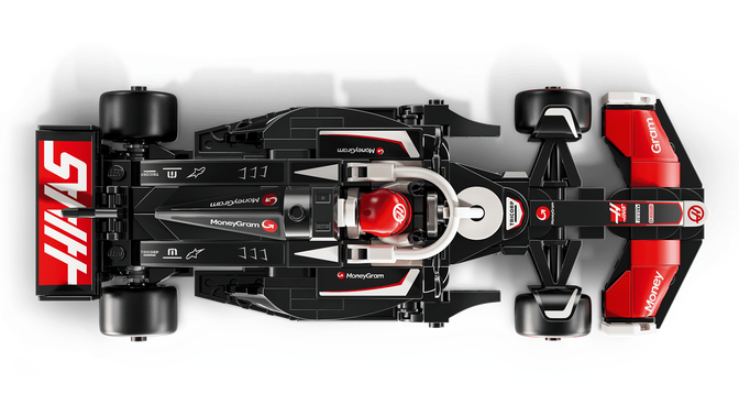 LEGO Speed Champions: Carro de Corrida MoneyGram Haas F1 Team VF-24, 242 Pe&ccedil;as (77250) image number 3