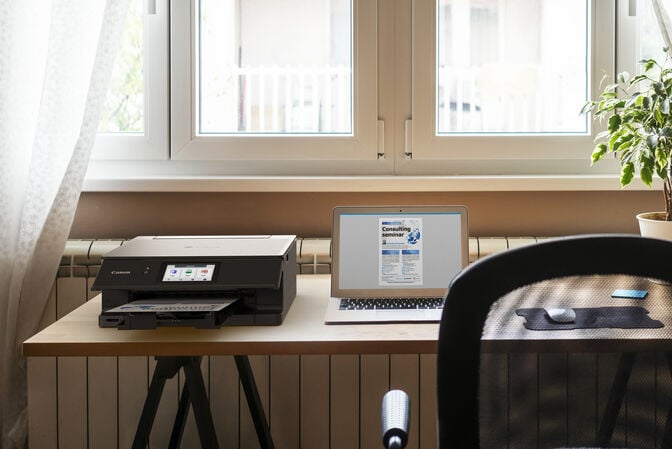 Impressora Multifunc&otilde;es a Jato de Tinta Canon PIXMA TS8750 Preta WiFi image number 6